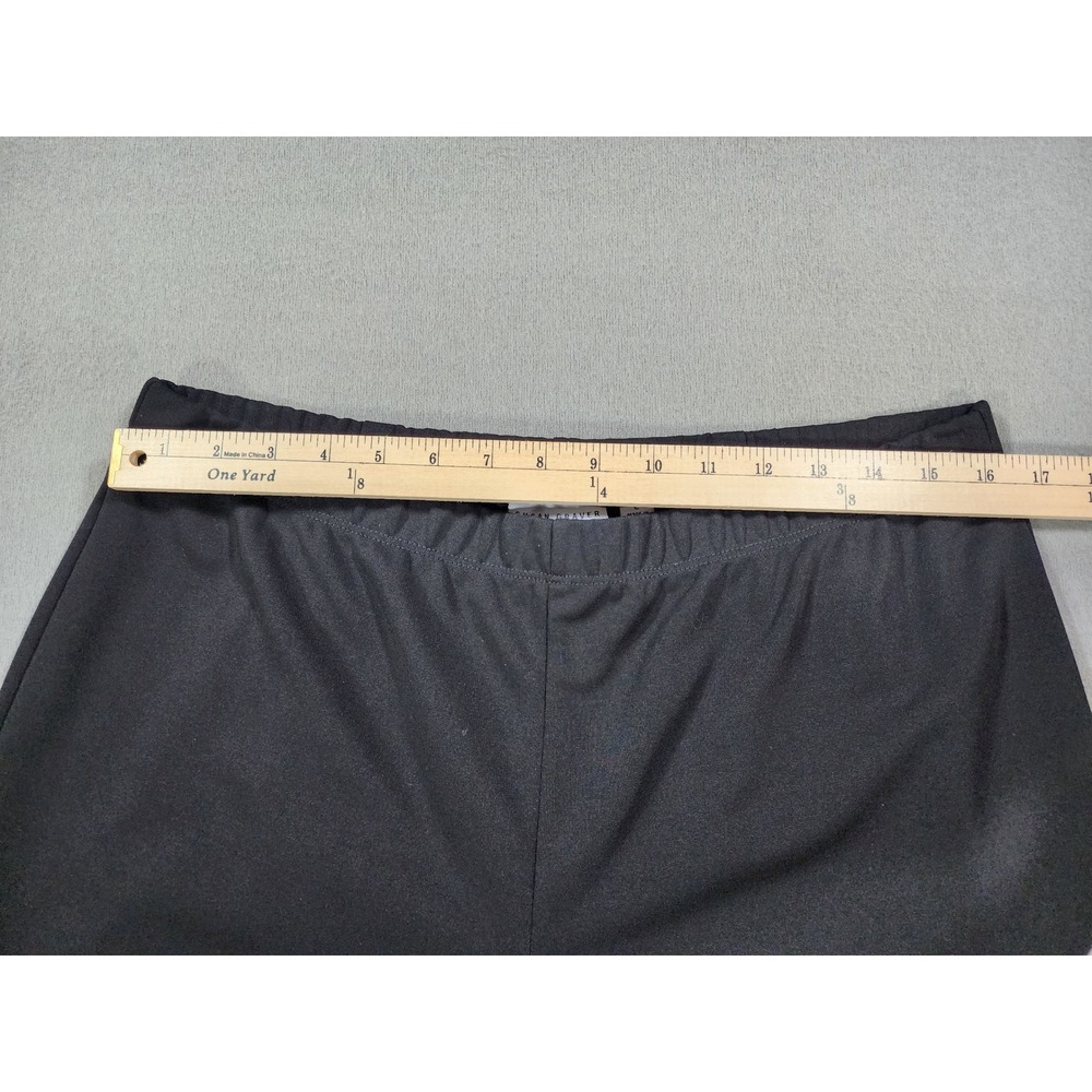 Susan Graver Black Large Pull on Dress Pant Bootcut Office Work Comfort Lounge - Picture 7 of 7